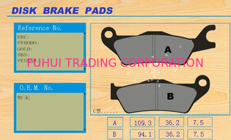 Smooth braking and long life performance Motorcycle disc Parts Brake Pad
